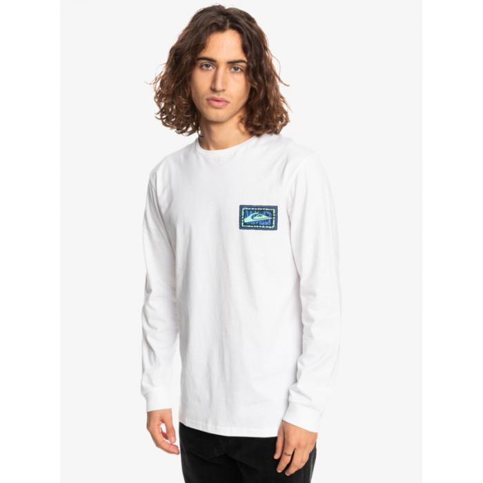 Tričko Quiksilver ECHOES IN TIME LS WHITE