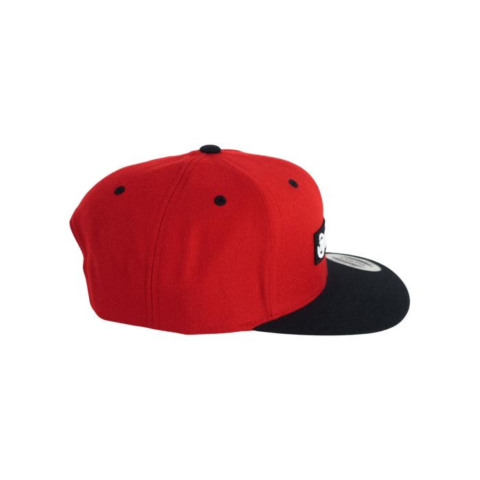 Kšiltovka Meatfly Flanker Snapback, Basic Logo Red/Black