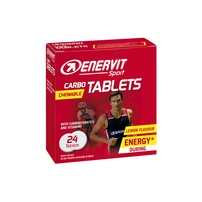 Tablety Enervit Carbo Tablets – citron (24 tablet)