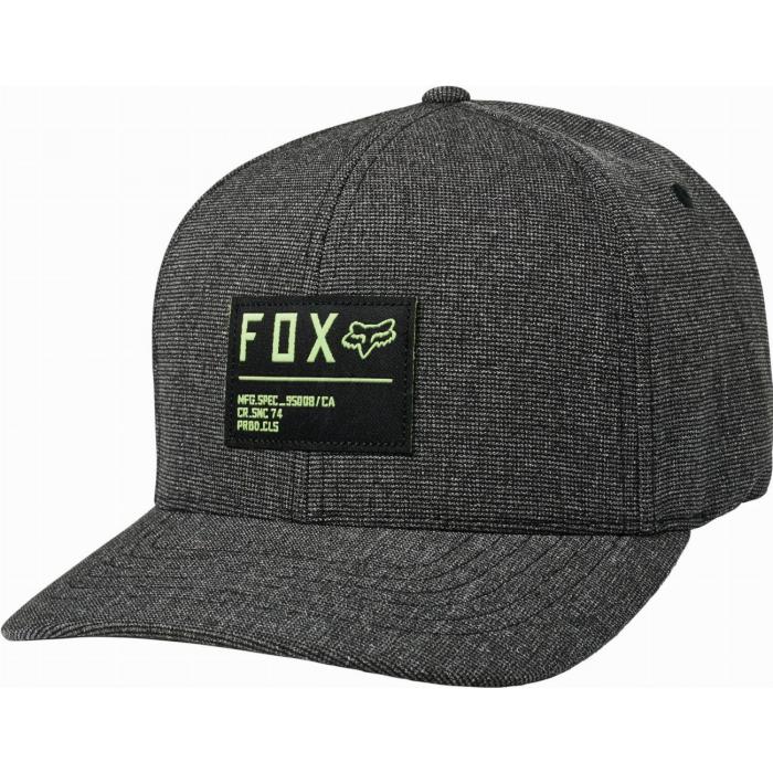 Kšiltovka Fox Non Stop Flexfit Hat Black/Green